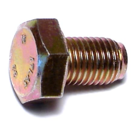 Midwest Fastener Class 8.8, M8-1.00 Hex Head Cap Screw, Zinc Plated Steel, 12 mm L, 10 PK 73522